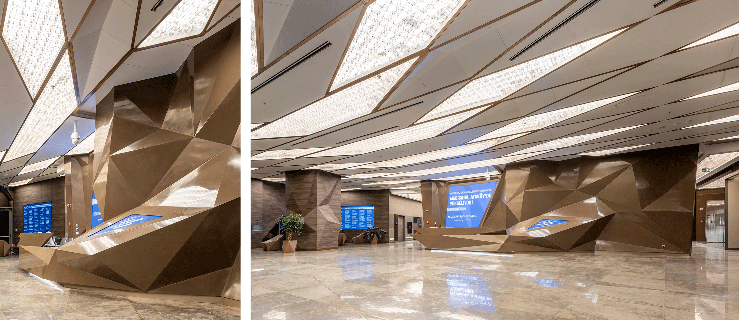 Lobby of Medicana Ataköy Hospital